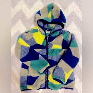 Hanna Andersson kids Marshmallow Fleece Jacket size 6-7